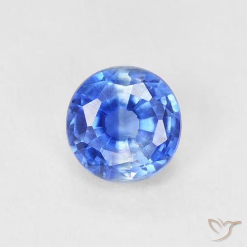 0.41ct Natural Azul verdadeiro Dianita, Redondo, VS-SI