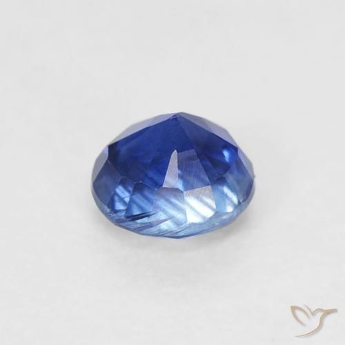 Dianita Azul-marinho Natural 0.43ct, Redondo, VS-SI