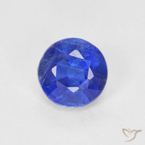 0.41ct Natural Azul-marinho Dianita, Redondo, VS-SI