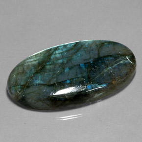 Labradorita multicolorido natural 47,29ct, transparente, transparente/translúcido