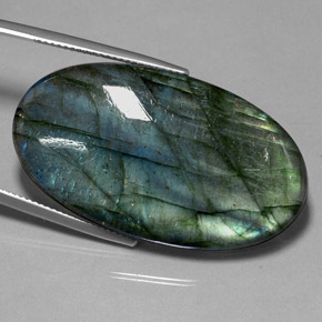 Labradorita multicolorido natural 47,29ct, transparente, transparente/translúcido