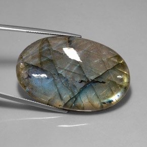 Labradorita multicolorido natural 72,08ct, transparente, transparente/translúcido