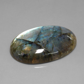 Labradorita multicolorido natural 72,08ct, transparente, transparente/translúcido