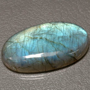 Labradorita multicolorido natural 61,83ct, transparente, transparente/translúcido