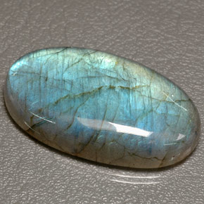 Labradorita multicolorido natural 61,83ct, transparente, transparente/translúcido