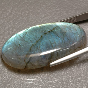 Labradorita multicolorido natural 61,83ct, transparente, transparente/translúcido