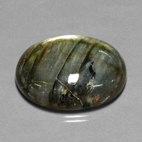 Labradorita multicolorido natural 32,58ct, transparente, transparente/translúcido
