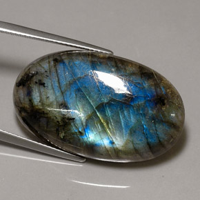 Labradorita multicolorido natural 31,68ct, transparente, transparente/translúcido