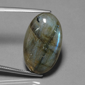 Labradorita multicolorido natural 22,69ct, transparente, transparente/translúcido