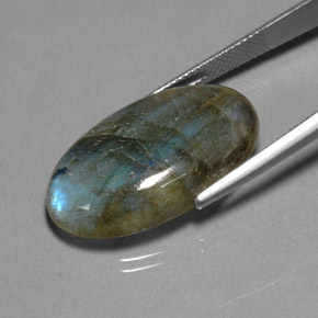 Labradorita multicolorido natural 22,69ct, transparente, transparente/translúcido