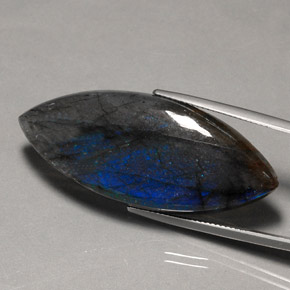 Labradorita multicolorido natural 43,96ct, transparente, transparente/translúcido