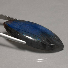 Labradorita multicolorido natural 43,96ct, transparente, transparente/translúcido