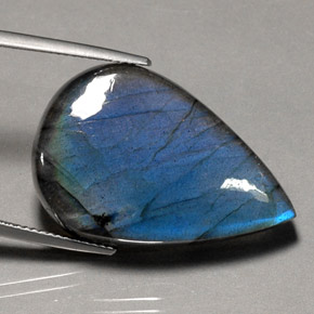Labradorita multicolorido natural 33,42ct, transparente, transparente/translúcido