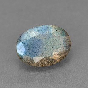 Labradorita multicolorido natural 1,07ct, transparente, transparente/translúcido