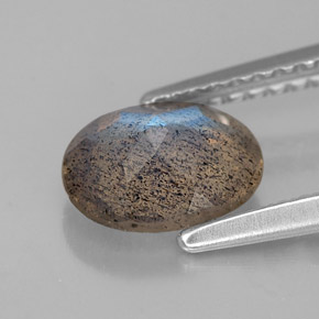 Labradorita multicolorido natural 1,02ct, transparente, transparente/translúcido