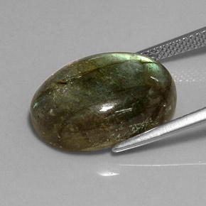 Labradorita multicolorido natural 12,73ct, transparente, transparente/translúcido