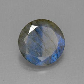 Labradorita multicolorido natural 9,11ct, transparente, transparente/translúcido