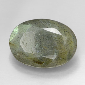 Labradorita multicolorido natural 13,18ct, corte oval, opaco
