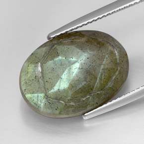 Labradorita multicolorido natural 13,18ct, corte oval, opaco