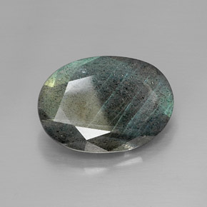 Labradorita multicolorido natural 10,03ct, corte oval, opaco