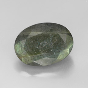 Labradorita multicolorido natural 13,04ct, corte oval, opaco