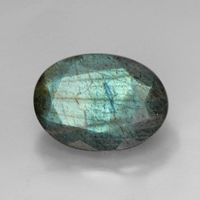 Labradorita multicolorido natural 13,24ct, corte oval, opaco