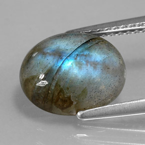 Labradorita multicolorido natural 3,28ct, transparente, transparente/translúcido