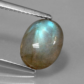 Labradorita multicolorido natural 2,76ct, transparente, transparente/translúcido
