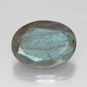 Labradorita multicolorido natural 12,19ct, corte oval, translúcido