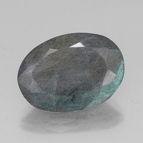 Labradorita multicolorido natural 10,55ct, corte oval, translúcido