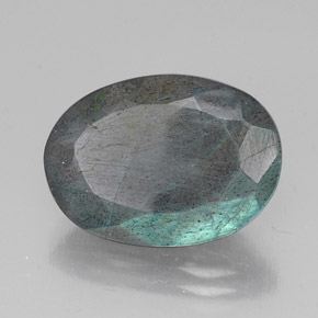Labradorita multicolorido natural 10,55ct, corte oval, translúcido