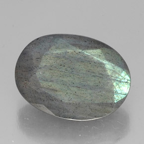 Labradorita multicolorido natural 10,02ct, corte oval, translúcido
