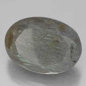 Labradorita multicolorido natural 13,83ct, corte oval, translúcido