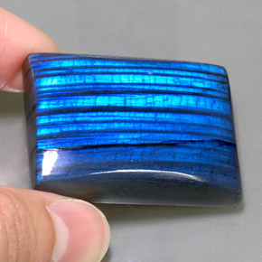 Labradorita Multicolorido Natural 111.35ct, baguete, Translúcido