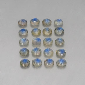 Pedras preciosas de labradorita multicolorido natural de  ct, transparente, transparente/translúcido