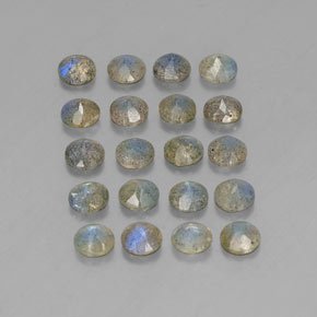 Pedras preciosas de labradorita multicolorido natural de  ct, transparente, transparente/translúcido