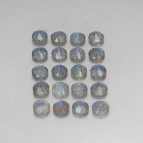 Pedras preciosas de labradorita multicolorido natural de  ct, transparente, transparente/translúcido