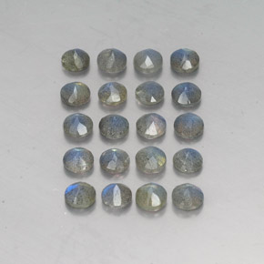Pedras preciosas de labradorita multicolorido natural de  ct, transparente, transparente/translúcido