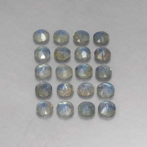 Pedras preciosas de labradorita multicolorido natural de  ct, transparente, transparente/translúcido