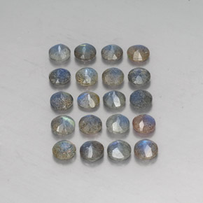 Pedras preciosas de labradorita multicolorido natural de  ct, transparente, transparente/translúcido