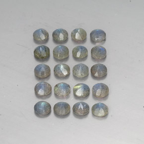 Pedras preciosas de labradorita multicolorido natural de  ct, transparente, transparente/translúcido