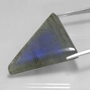 Labradorita Multicolorido Natural 42.05ct, Trilhão, Translúcido