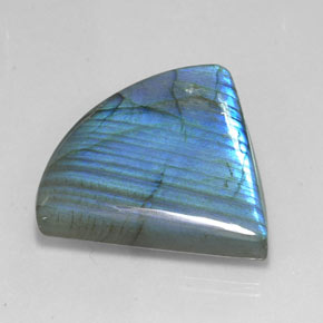 Labradorita multicolorido natural 55,17ct, forma extravagante, translúcido