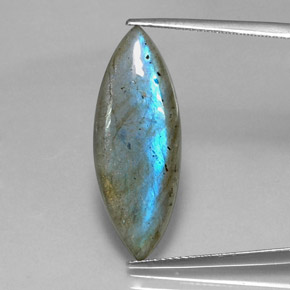 Labradorita multicolorido natural 10,15ct, marquise, translúcido