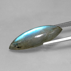 Labradorita multicolorido natural 9,18ct, marquise, translúcido