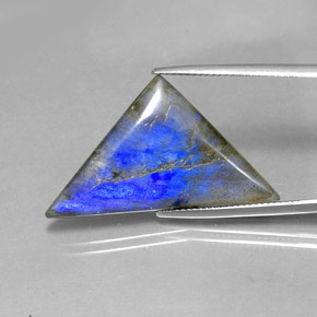 Labradorita Multicolorido Natural 16.19ct, Trilhão, Translúcido