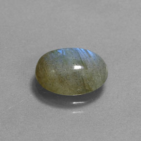 Labradorita multicolorido natural 2,62ct, corte oval, translúcido