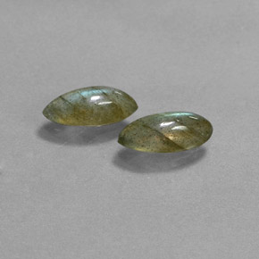 Pedras preciosas de labradorita multicolorido natural de  ct, marquise, translúcido