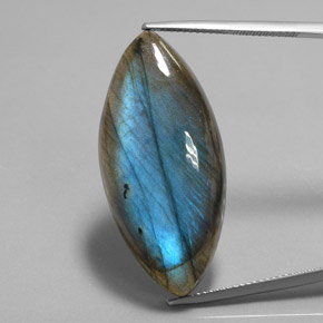 Labradorita multicolorido natural 28,88ct, marquise, translúcido