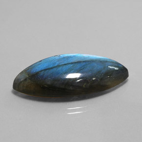 Labradorita multicolorido natural 28,88ct, marquise, translúcido